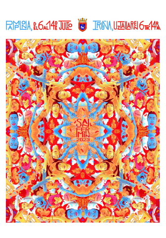 Cartel finalista San Fermín 2023.