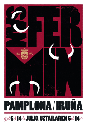 Cartel finalista San Fermín 2023.
