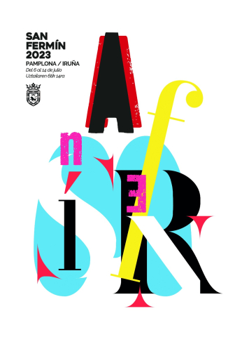 Cartel finalista San Fermín 2023.