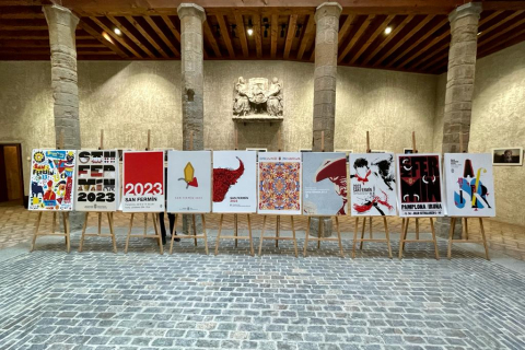 Carteles finalistas para San Fermín 2023.