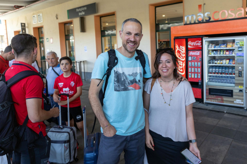 aficionados Osasuna Sevilla Tren
