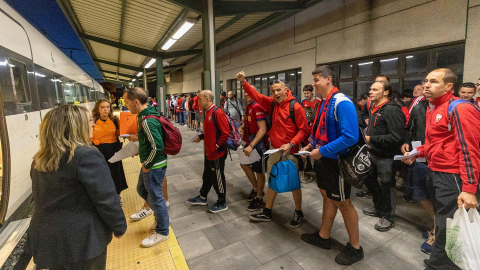 Tren Pamplona Osasuna Copa del Rey