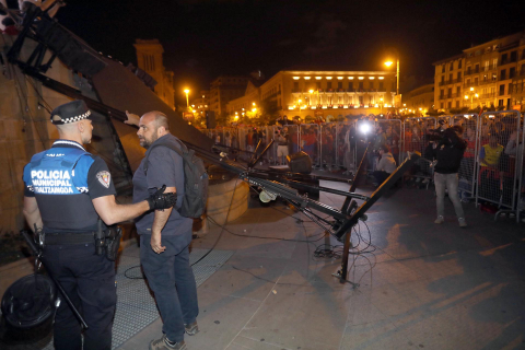 Un golpe de viento parece estar detrás del suceso