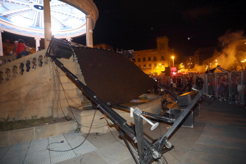 Un golpe de viento parece estar detrás del suceso