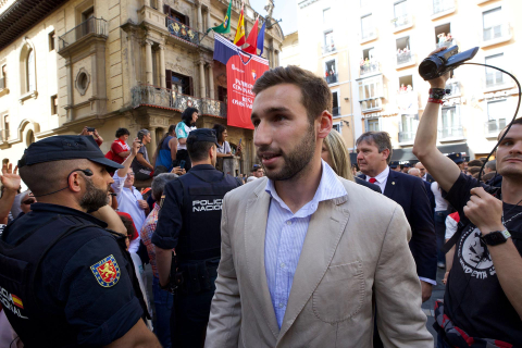 Recepción a Osasuna en el Ayuntamiento