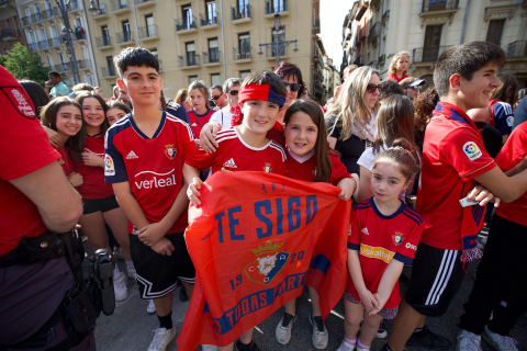 Recepción del Gobierno de Navarra a Osasuna