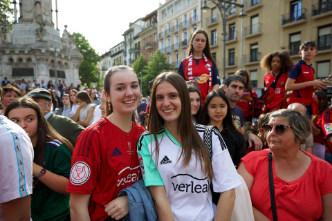 Recepción del Gobierno de Navarra a Osasuna