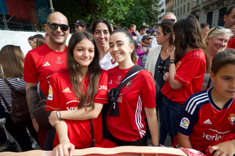 Recepción del Gobierno de Navarra a Osasuna