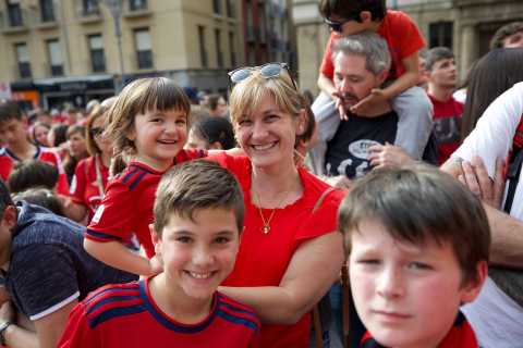 Recepción del Gobierno de Navarra a Osasuna