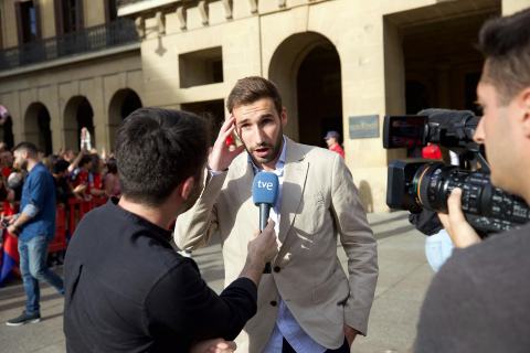 Recepción del Gobierno de Navarra a Osasuna
