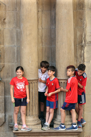 Recepción a Osasuna en el Ayuntamiento