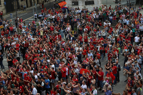 Recepción del Gobierno de Navarra a Osasuna