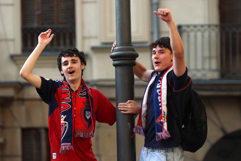 Recepción del Gobierno de Navarra a Osasuna