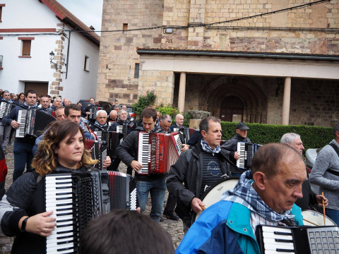 Fotos del Día del acordeón en Garaioa