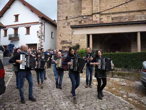 Fotos del Día del acordeón en Garaioa