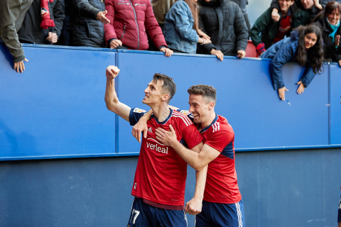 Fotos del partido Osasuna - Almería.