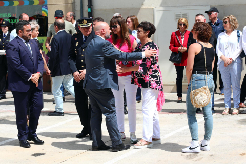 Imágenes del homenaje en Sangüesa a Bonifacio Martín y Julián Embid
