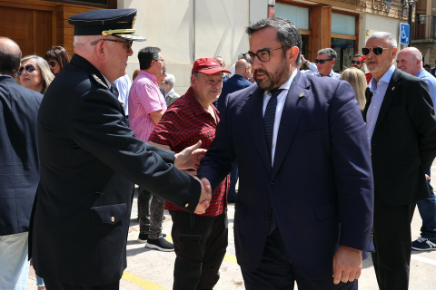 Imágenes del homenaje en Sangüesa a Bonifacio Martín y Julián Embid