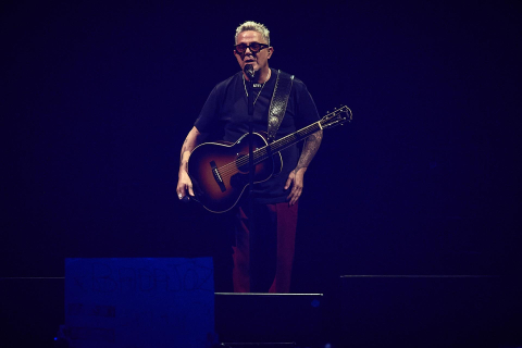 El Pabellón Navarra Arena acogió la actuación del cantante este sábado, 3 de  junio