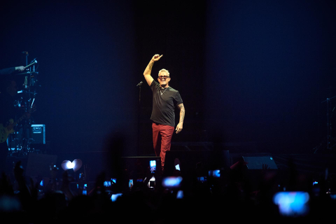 El Pabellón Navarra Arena acogió la actuación del cantante este sábado, 3 de  junio