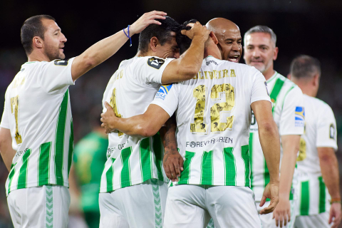 Imágenes del partido homenaje a Joaquín Sánchez