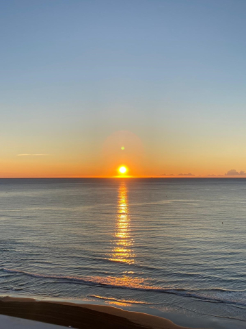 Amanecer en Peñíscola.