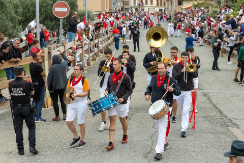 Fotos del sexto y último encierro de las fiestas de Sangüesa.