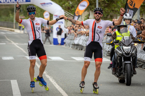 Fotos de la maratón de patinaje P2P.