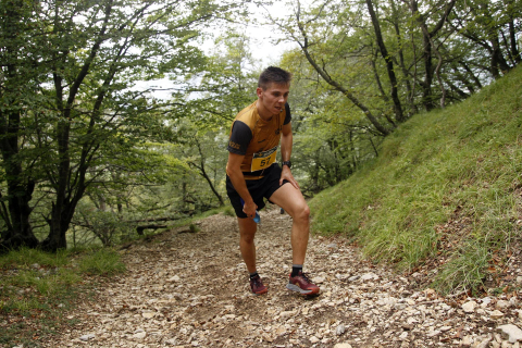 Participantes en la prueba Kilómetro Vertical Uharte-Beriain 2023