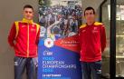 Igor Arrieta y Diego Uriarte, en Drenthe.