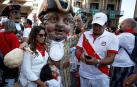 Fotos del recorrido de los gigantes y cabezudos de Pamplona del día 9 de julio de San Fermín 2019