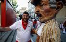 Fotos del recorrido de los gigantes y cabezudos de Pamplona del día 9 de julio de San Fermín 2019