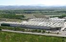 Vista de la planta de Iberfruta en el polígono industrial de Azagra.