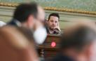 Alejandro Toquero, en el último pleno del Ayuntamiento de Tudela.