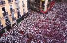 Timelapse de la Plaza Consistorial durante el Chupinazo