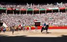 Paseíllo de las cuatro figuras de la tauromaquia, con Pablo Hermoso de Mendoza encabezando a los matadores Paseíllo de las cuatro figuras de la tauromaquia, con Pablo Hermoso de Mendoza encabezando a los matadores