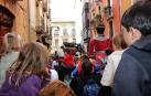 Fotos del recorrido de los gigantes por el Casco Antiguo de Pamplona en el último día de San Fermín Txikito 2022.