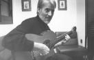 Miguel Ángel Arbea, guitarrista pamplonés, en una imagen de 1991.