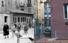 La plaza de Santa Ana en 1963 y en 2022