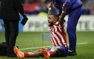Memphis Depay durante el encuentro contra el Getafe Memphis Depay durante el encuentro contra el Getafe