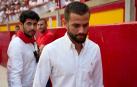 Nacho Fernández en la Plaza de Toros de Pamplona durante la quinta corrida