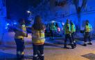 Miembros de Emergencias Madrid en el lugar del suceso