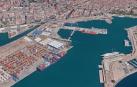 Imagen aérea del Puerto de Málaga