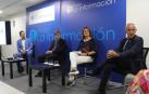 mutuavenir De izquierda a derecha, Juan Erro (APMEN), Pedro Zamarbide (ANACOSE), María Castañeda (Colegio de Mediadores) e Íñigo Lizarralde (Mutuavenir)