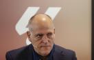 Javier Tebas, durante la presentación de las iniciativas ganadoras del proyecto 
