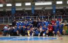 Los componentes del Erreka ,de Segunda Nacional masculina, tras proclamarse campeones de la liga