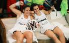 Aranzazu Osoro y Martina Calvo celebran el pase a cuartos de final en Buenos Aires /