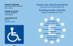 Imagen de la nueva tarjeta de estacionamiento para personas con discapacidad