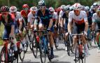 El ciclista pamplonés Imanol Erviti, en el pelotón, en la Ruta de Occitania