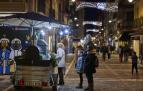 Iluminación navideña en el Casco Viejo de Pamplona
